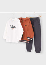 Cargar imagen en el visor de la galería, Conjunto Sudadera Teja Camiseta y Pantalón (Copia)
