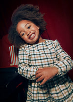 Cargar imagen en el visor de la galería, Vestido Cuadros Moños
