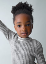 Cargar imagen en el visor de la galería, Vestido Tejido Gris
