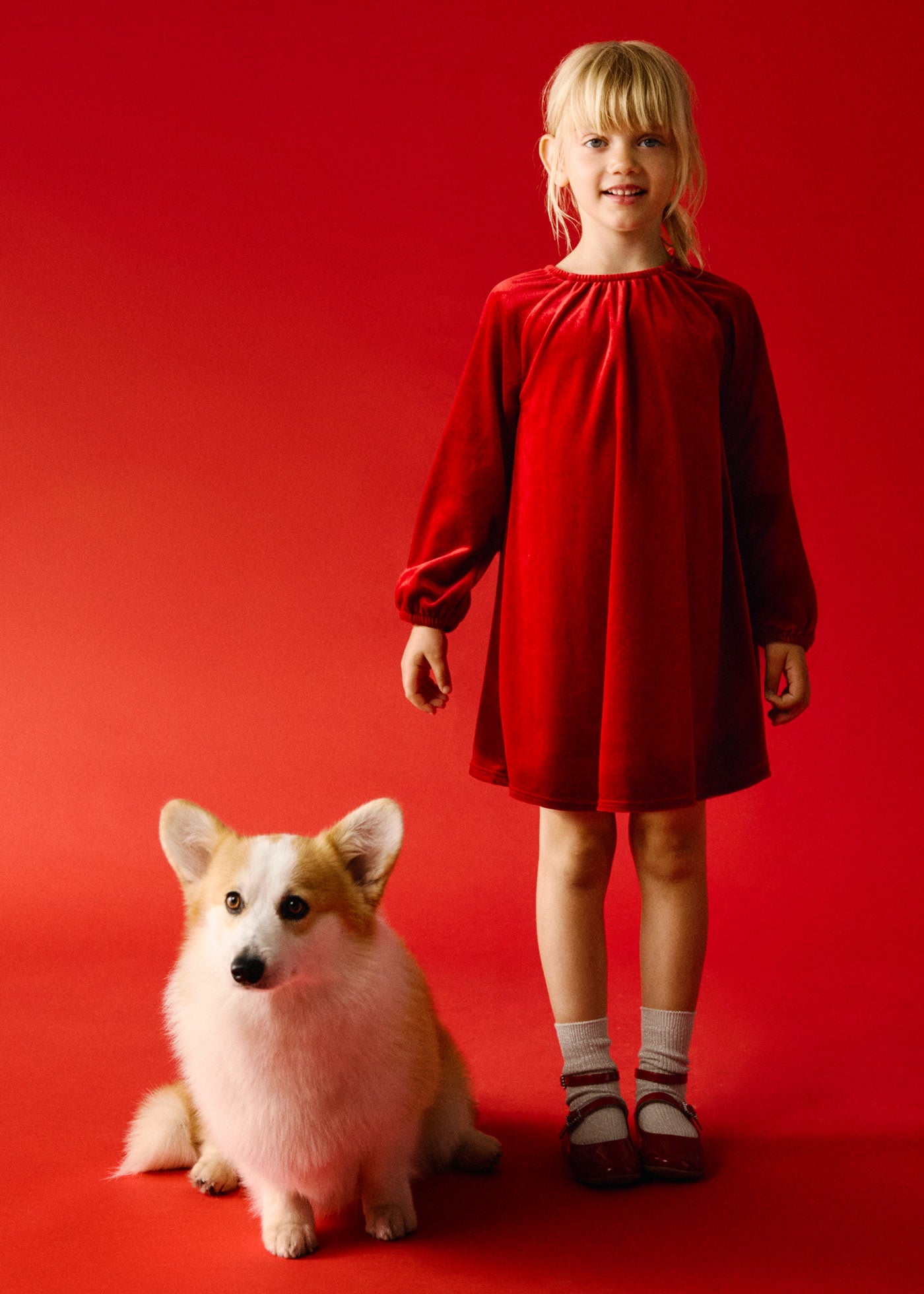 Vestido Terciopelo Rojo