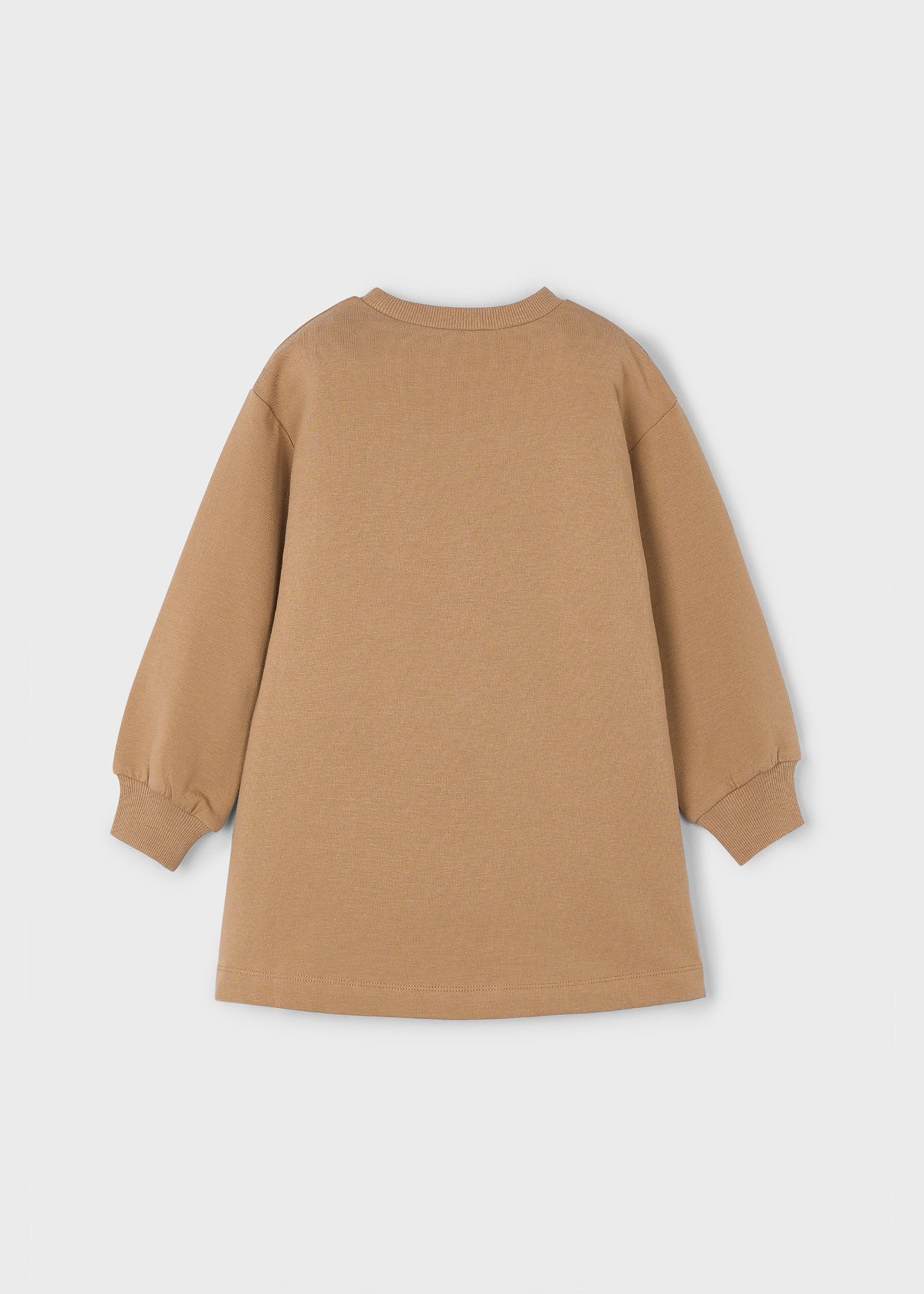Vestido Camel Niña y Perrito