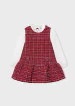 Cargar imagen en el visor de la galería, Vestido Tweed Rojo
