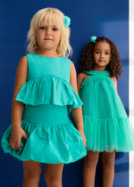 Cargar imagen en el visor de la galería, Conjunto Blusa y Falda Volantes Jade

