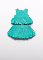 Cargar imagen en el visor de la galería, Conjunto Blusa y Falda Volantes Jade
