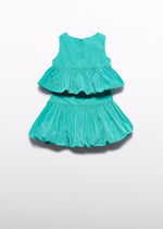 Cargar imagen en el visor de la galería, Conjunto Blusa y Falda Volantes Jade
