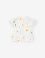 Cargar imagen en el visor de la galería, Conjunto Blusa Florecitas Pantalón Amarillo
