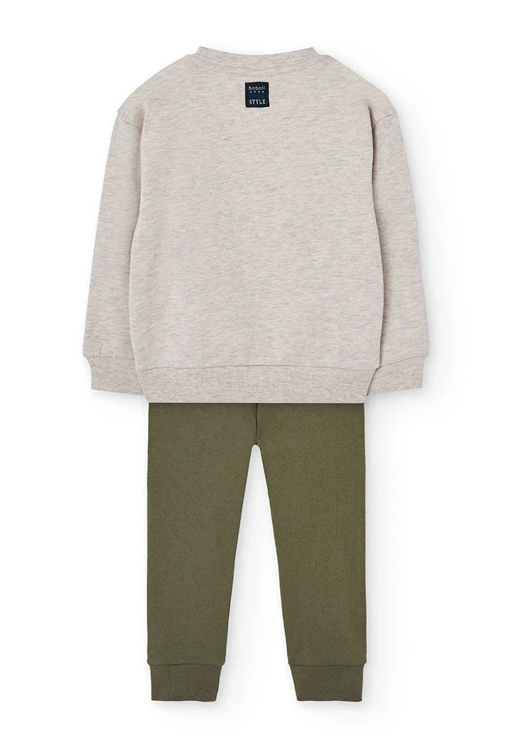 Conjunto Sudadera Pesca Pantalón Verde