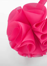Cargar imagen en el visor de la galería, Diadema Flor Gasa Fucsia
