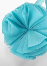Cargar imagen en el visor de la galería, Diadema Flor Gasa Turquesa
