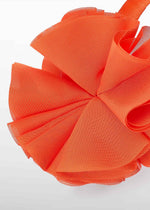 Cargar imagen en el visor de la galería, Diadema Flor Gasa Naranja
