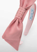 Cargar imagen en el visor de la galería, Diadema Rosa Moño

