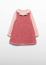 Cargar imagen en el visor de la galería, Vestido Tweed Cuello Volante
