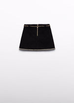 Cargar imagen en el visor de la galería, Conjunto Camisa Moños Falda Negra
