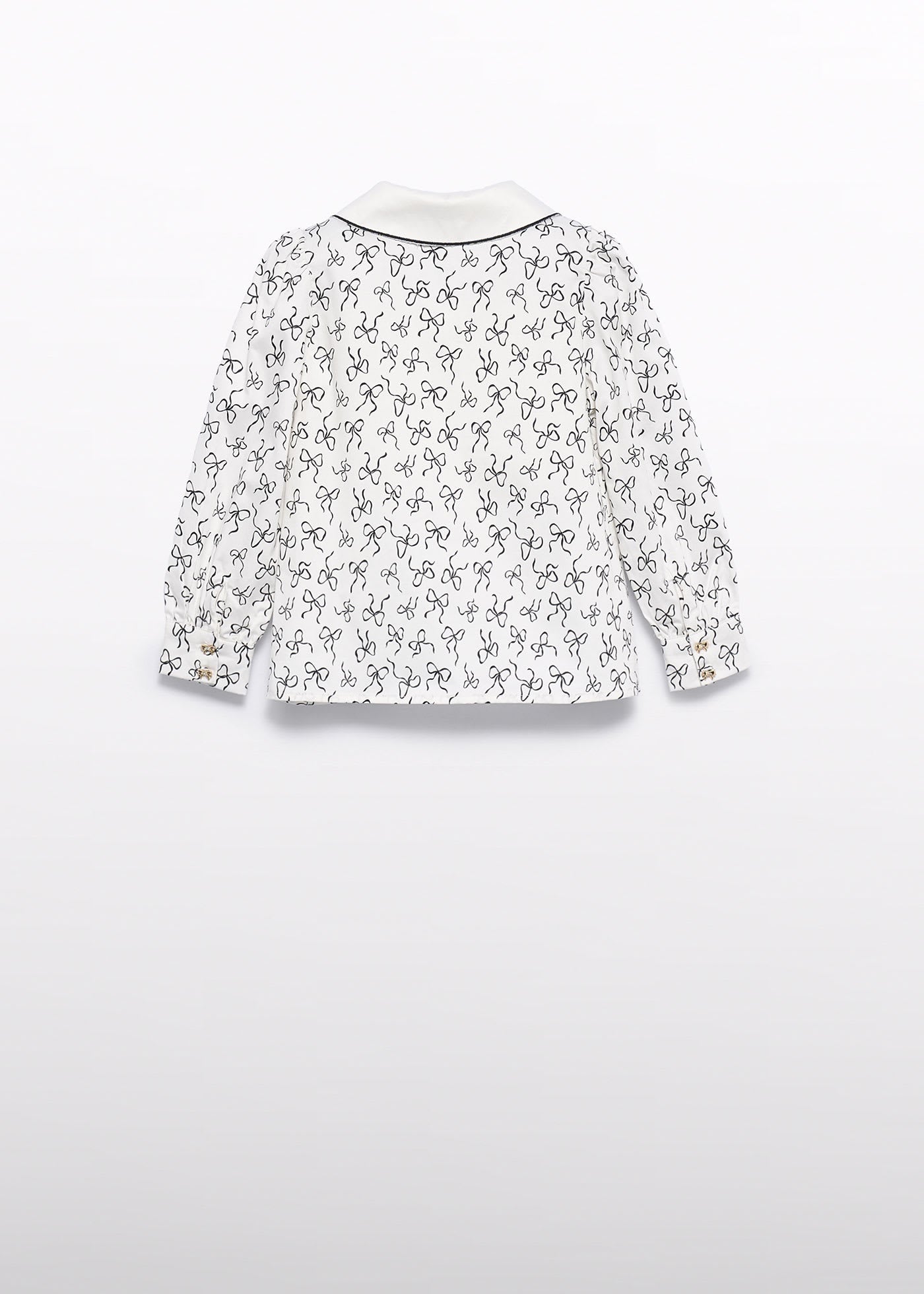 Conjunto Camisa Moños Falda Negra