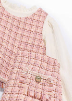 Cargar imagen en el visor de la galería, Conjunto Blusa y Short Tweed
