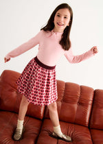 Cargar imagen en el visor de la galería, Conjunto Sudadera Roja Falda Plisada
