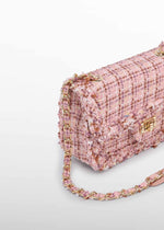 Cargar imagen en el visor de la galería, Bolsa Rosa Tweed
