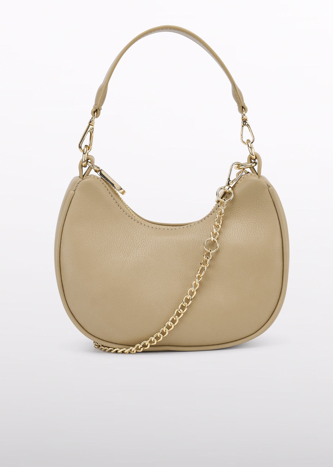 Bolso Media Luna Camel