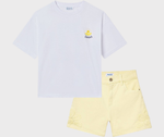 Cargar imagen en el visor de la galería, Conjunto Camiseta Limonada Short Amarillo
