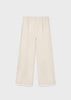 Conjunto Chaleco Negro Pantalón Arena