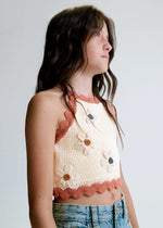 Cargar imagen en el visor de la galería, Blusa Tricot Flores

