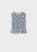 Cargar imagen en el visor de la galería, Blusa Estampado Azul
