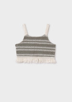 Cargar imagen en el visor de la galería, Conjunto Top Crochet Pantalón Verde
