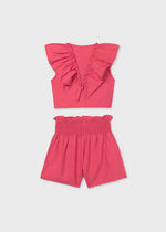 Cargar imagen en el visor de la galería, Conjunto Blusa y Short Coral
