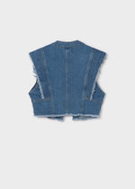 Cargar imagen en el visor de la galería, Chaleco Mezclilla
