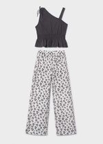 Cargar imagen en el visor de la galería, Conjunto Top y Pantalón Animal Print
