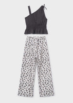 Cargar imagen en el visor de la galería, Conjunto Top y Pantalón Animal Print
