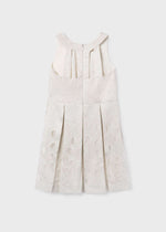 Cargar imagen en el visor de la galería, Vestido Lino Beige Cenefa
