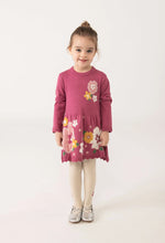 Cargar imagen en el visor de la galería, Vestido Tejido Rosa Flores
