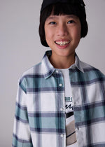 Cargar imagen en el visor de la galería, Conjunto Camisa Cuadros y Camiseta
