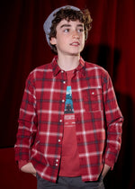 Cargar imagen en el visor de la galería, Camisa Roja Cuadros
