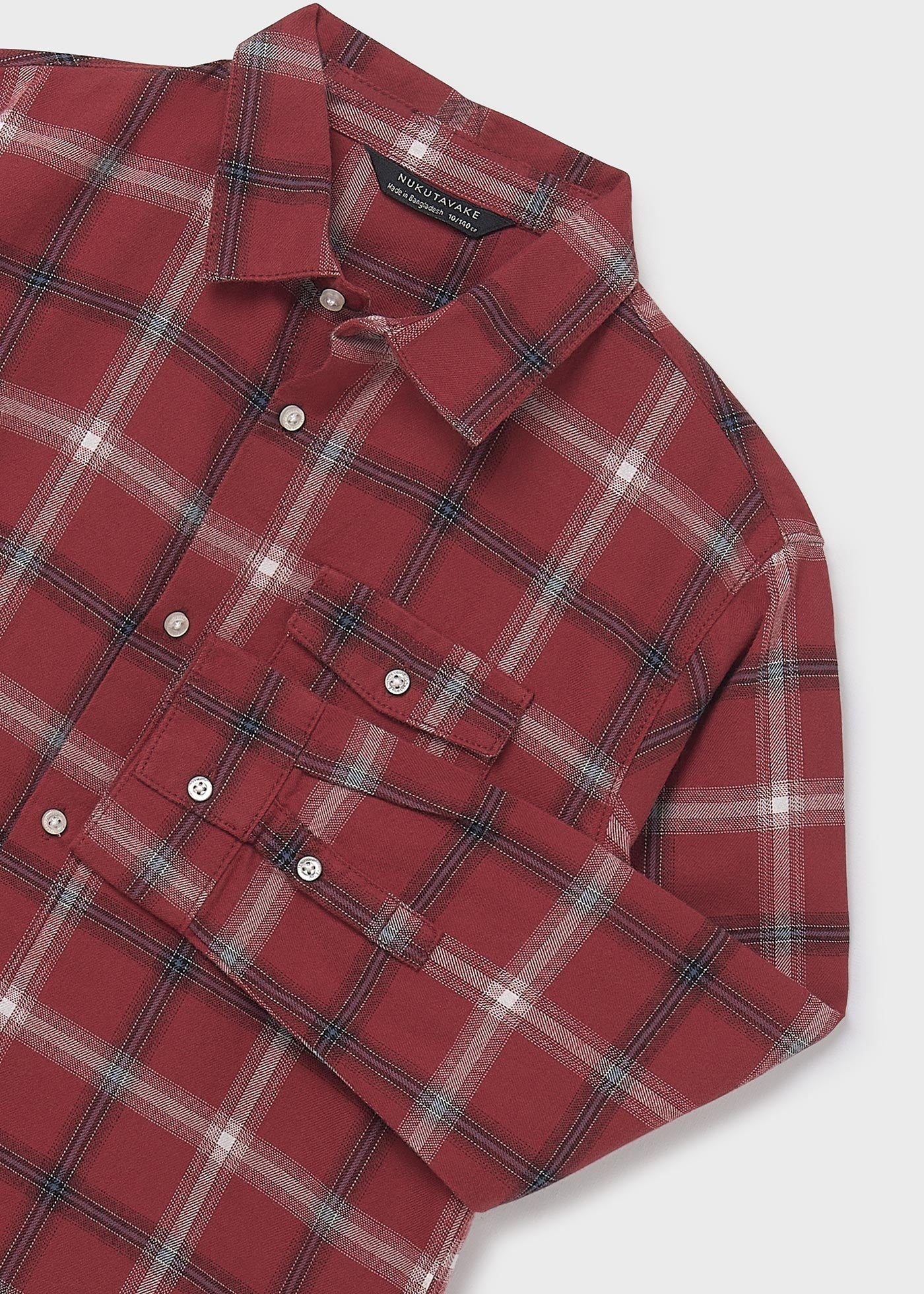 Camisa Roja Cuadros