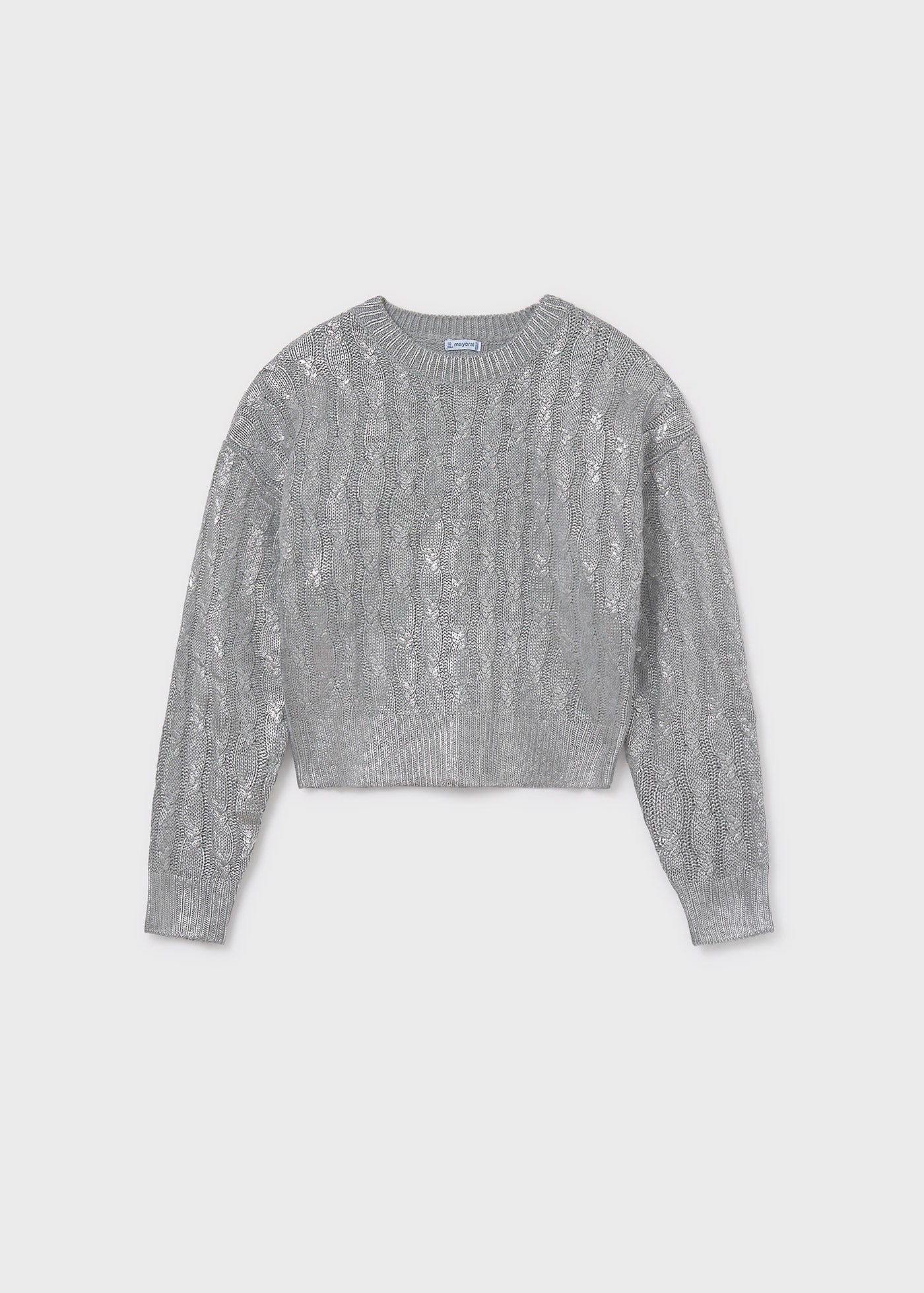 Conjunto Suéter Falda Plata