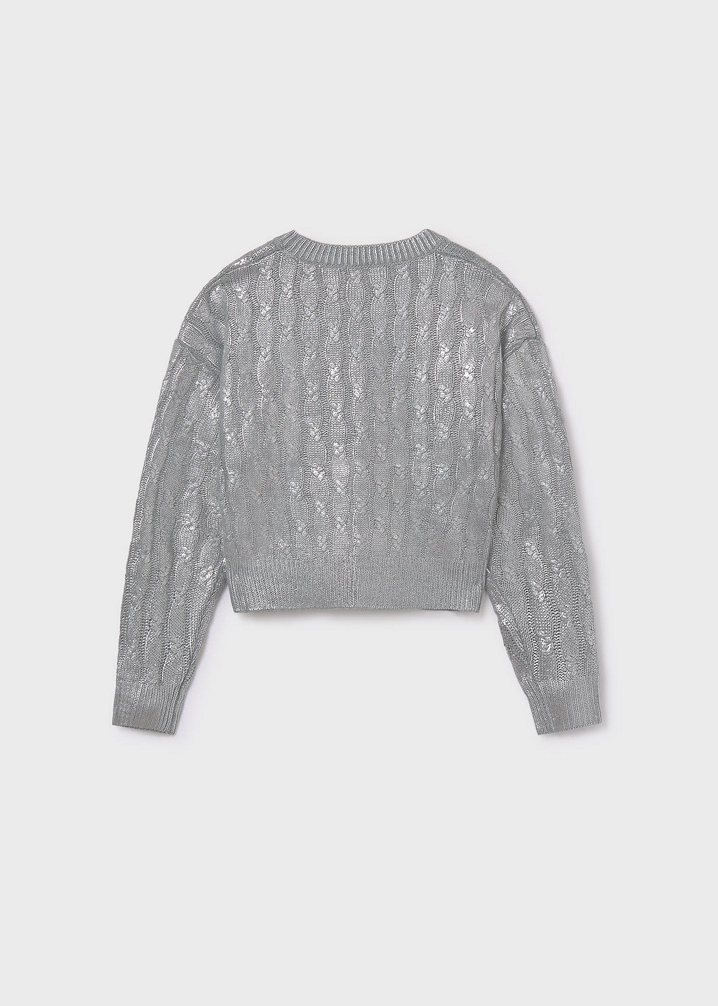 Conjunto Suéter Falda Plata