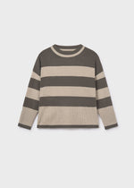 Cargar imagen en el visor de la galería, Conjunto Suéter Rayas Falda Verde
