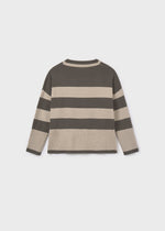 Cargar imagen en el visor de la galería, Conjunto Suéter Rayas Falda Verde
