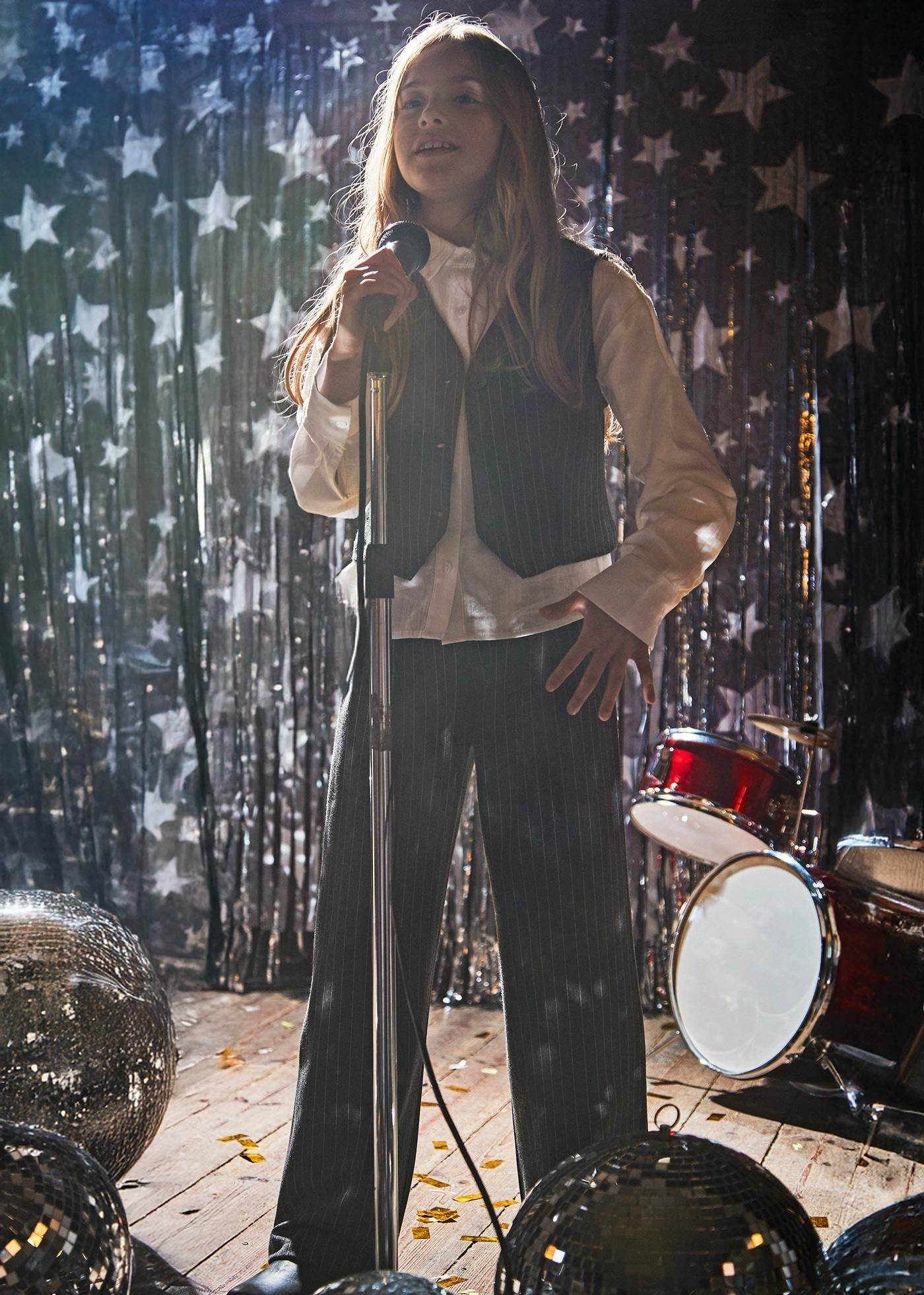 Conjunto Suéter Pantalón Rayas