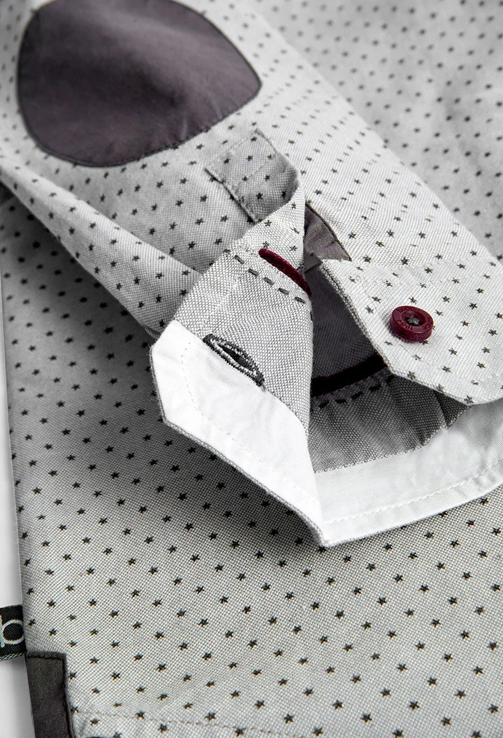 Camisa Gris Estrellas