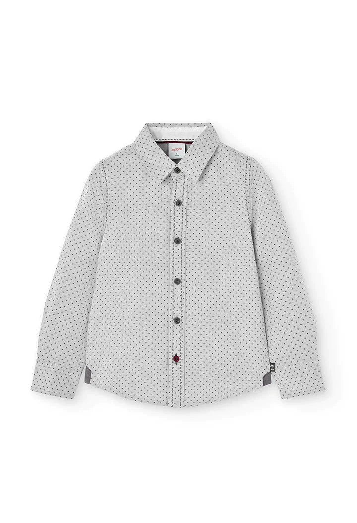 Camisa Gris Estrellas