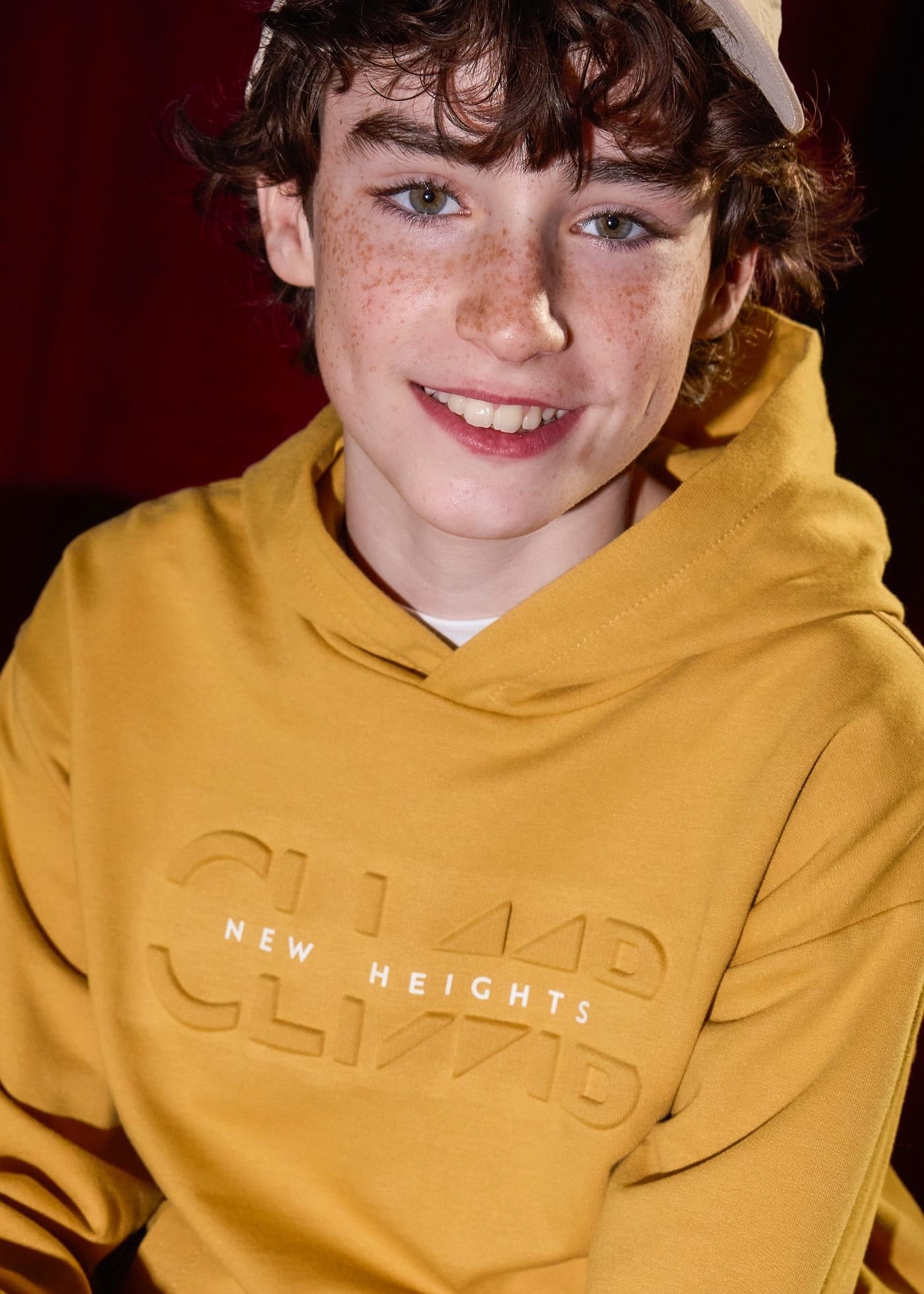 Sudadera Mostaza Climb