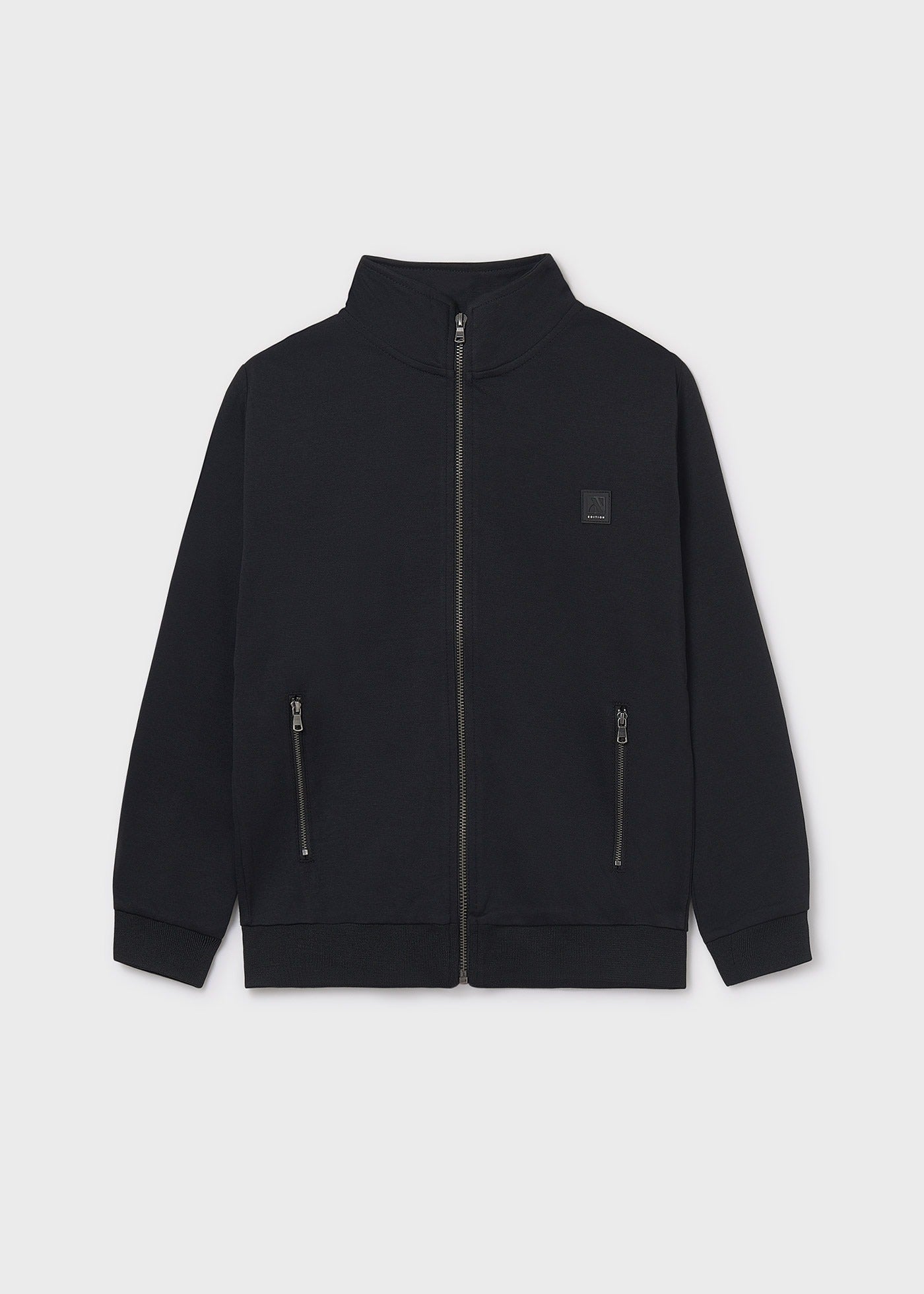 Sudadera Zíper Negra