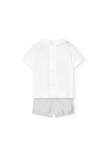 Cargar imagen en el visor de la galería, Conjunto Camisa Chaleco y Short Rayas

