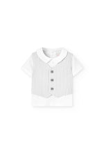Cargar imagen en el visor de la galería, Conjunto Camisa Chaleco y Short Rayas
