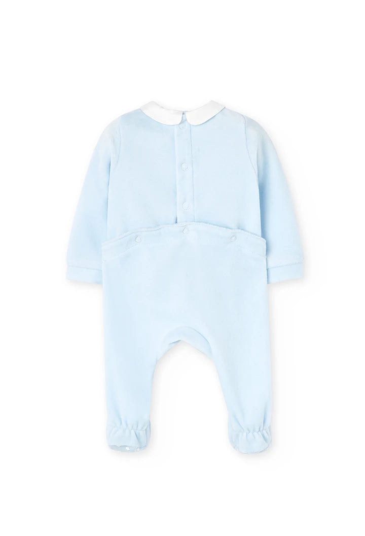 Mameluco Terciopelo Azul