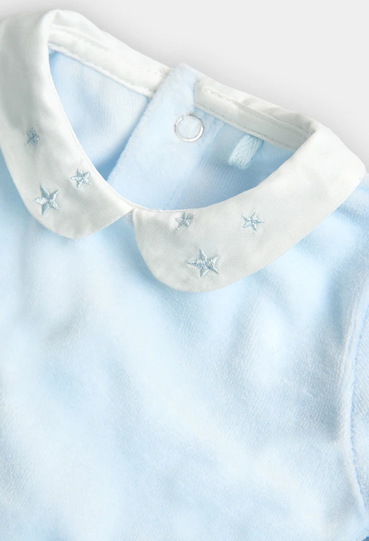 Mameluco Terciopelo Azul