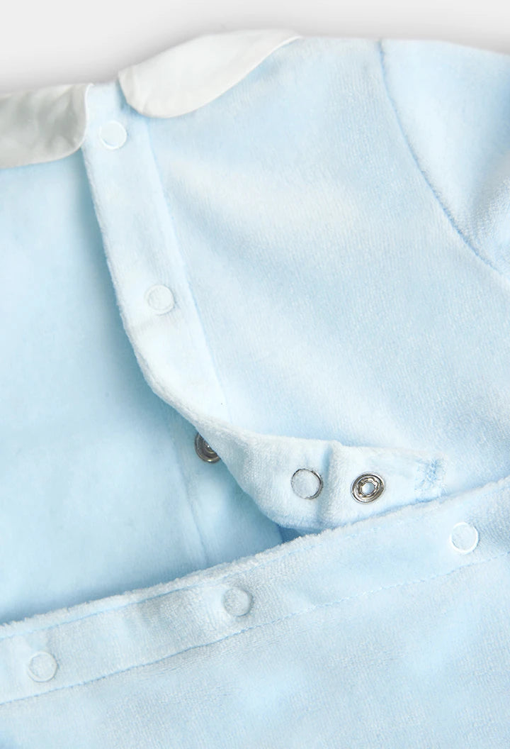 Mameluco Terciopelo Azul